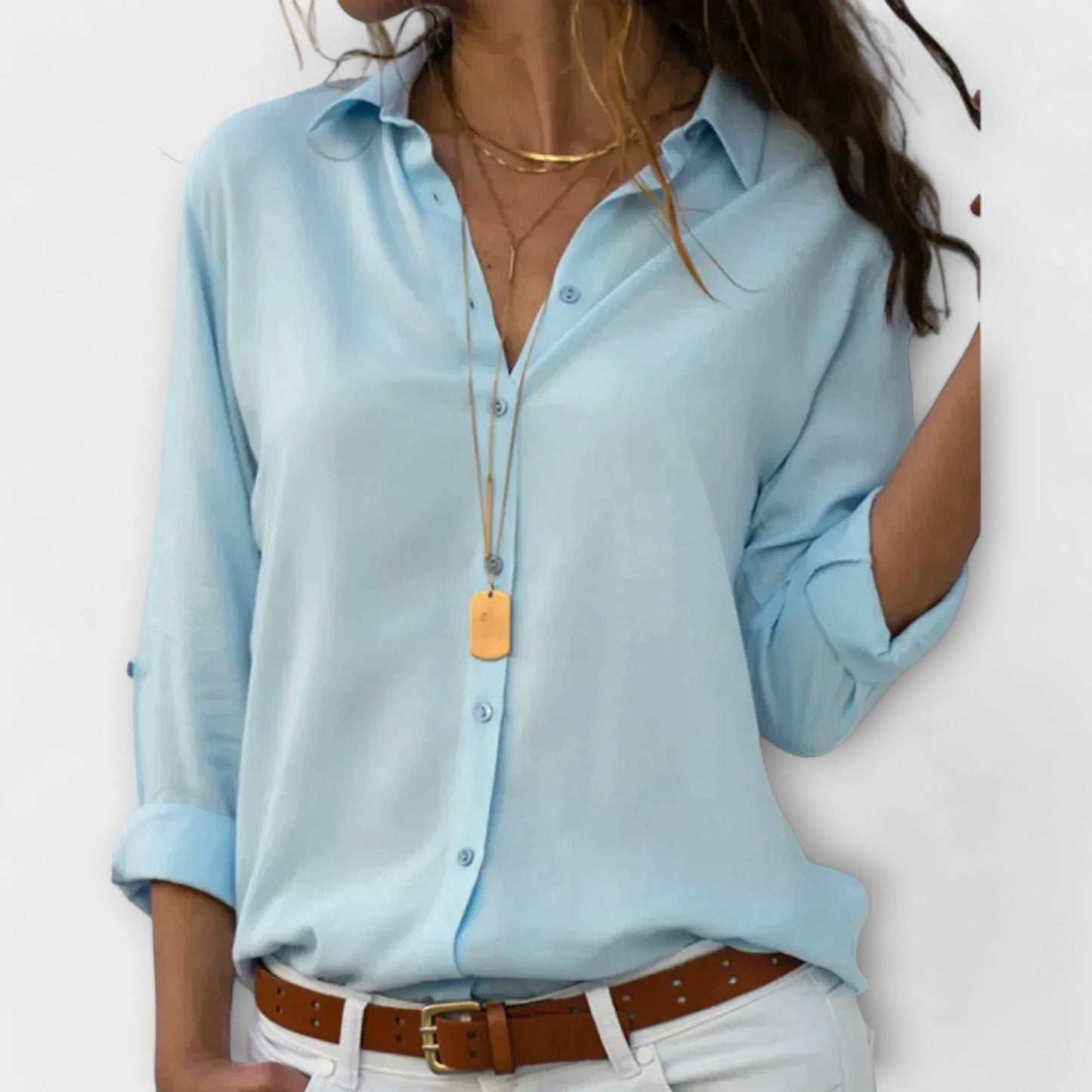 Elegante Blusa Satinata