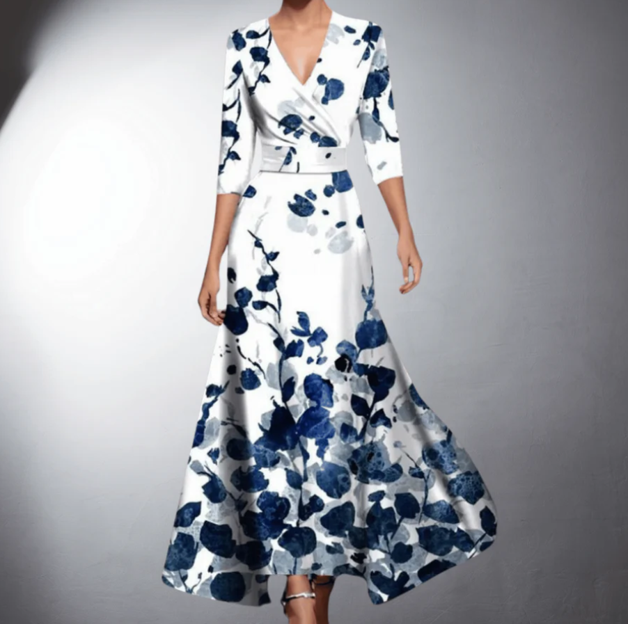 Eleganza Floreale Classico Abito