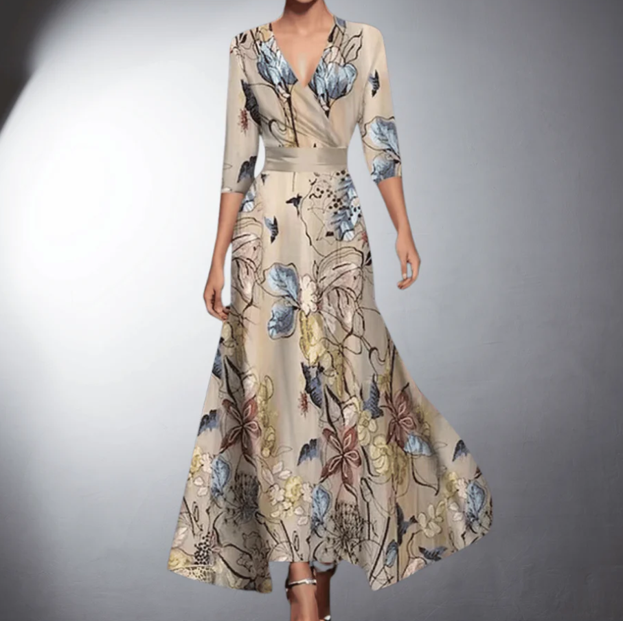 Eleganza Floreale Classico Abito