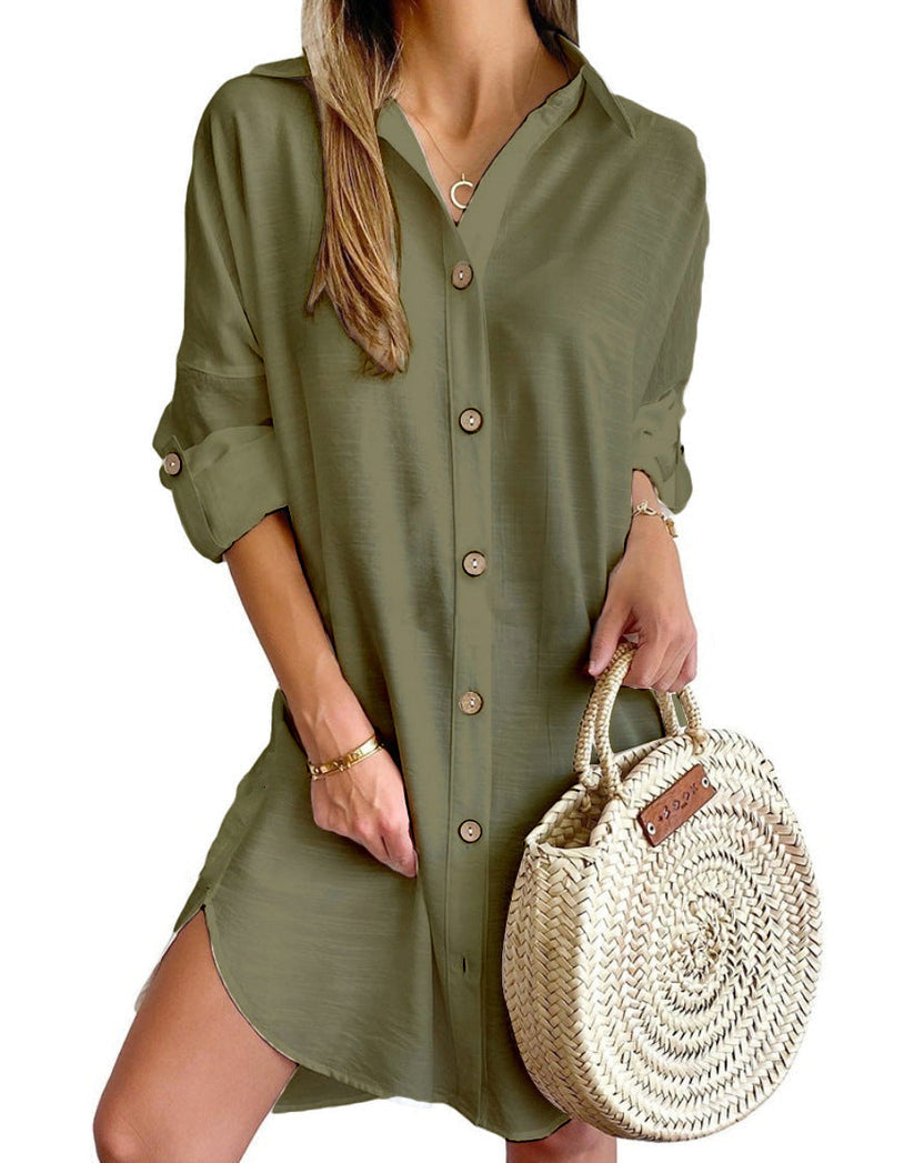 Effortless Elegance Shirt Dress