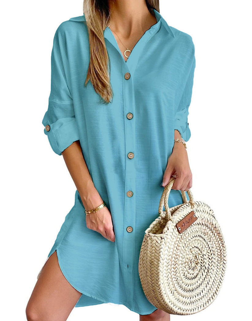 Effortless Elegance Shirt Dress