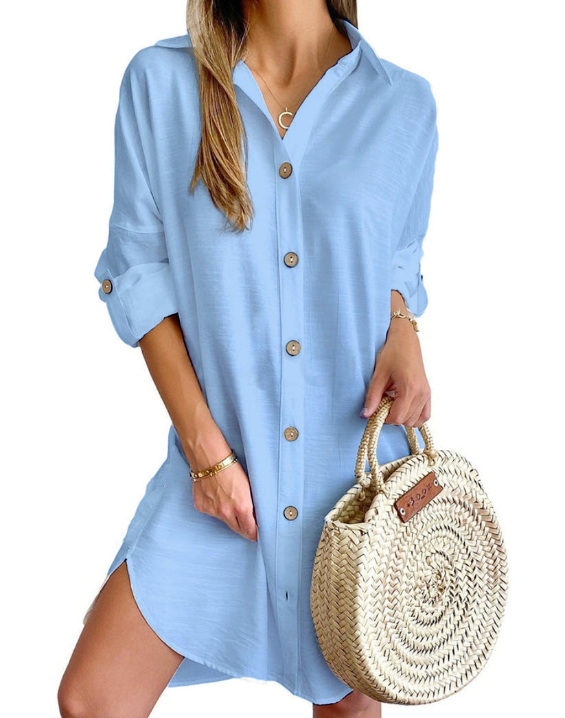 Effortless Elegance Shirt Dress