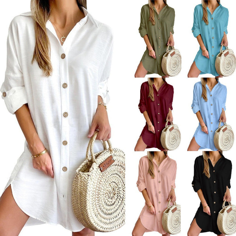 Effortless Elegance Shirt Dress
