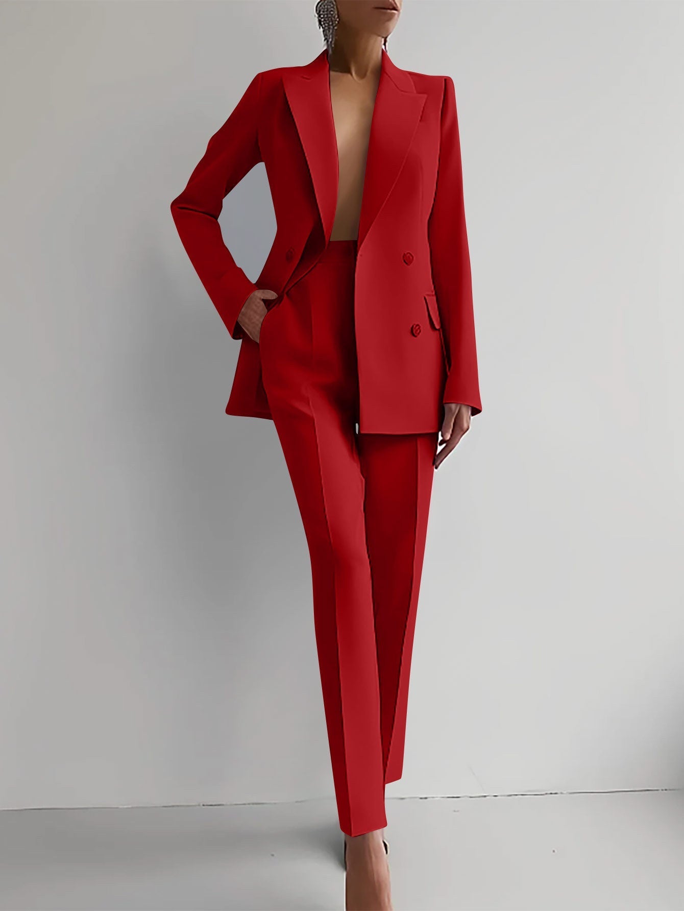 Eleganza Blazer E Pantaloni