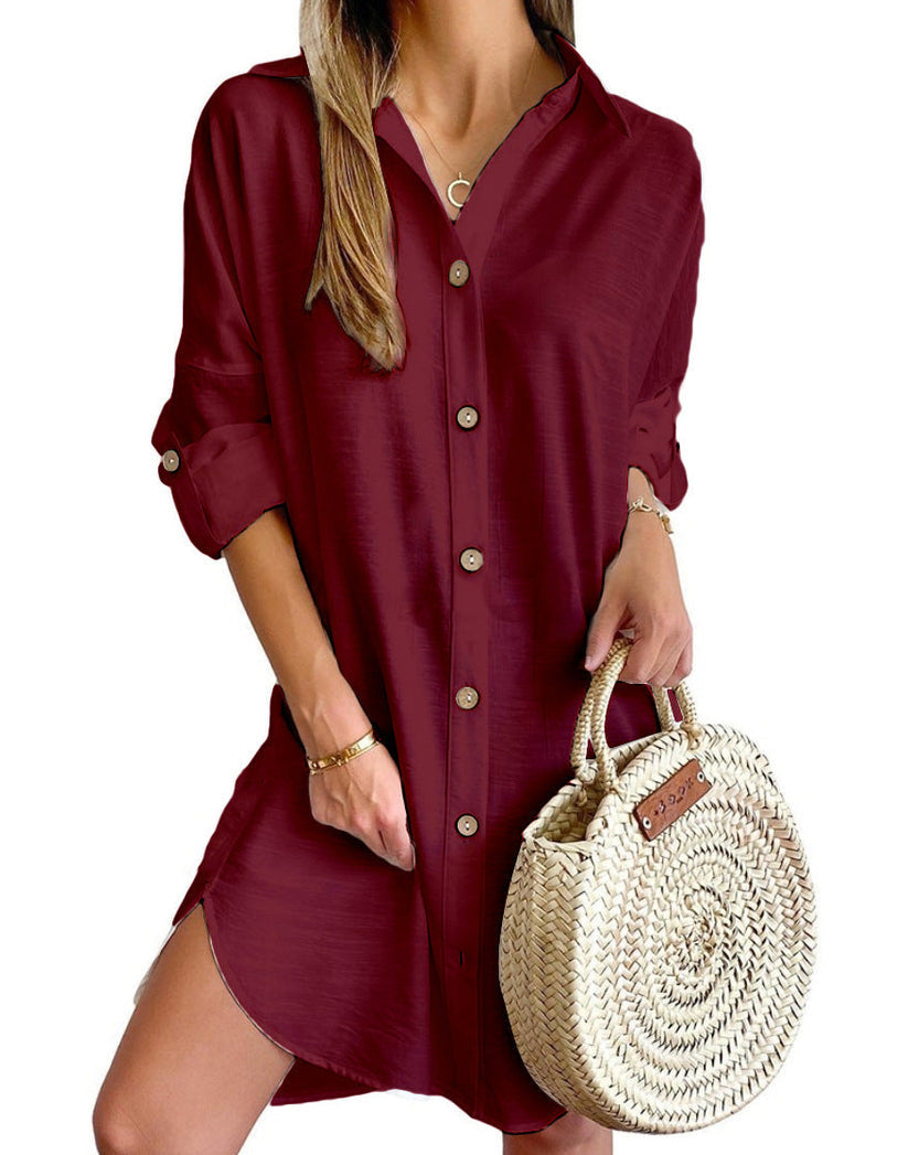 Effortless Elegance Shirt Dress