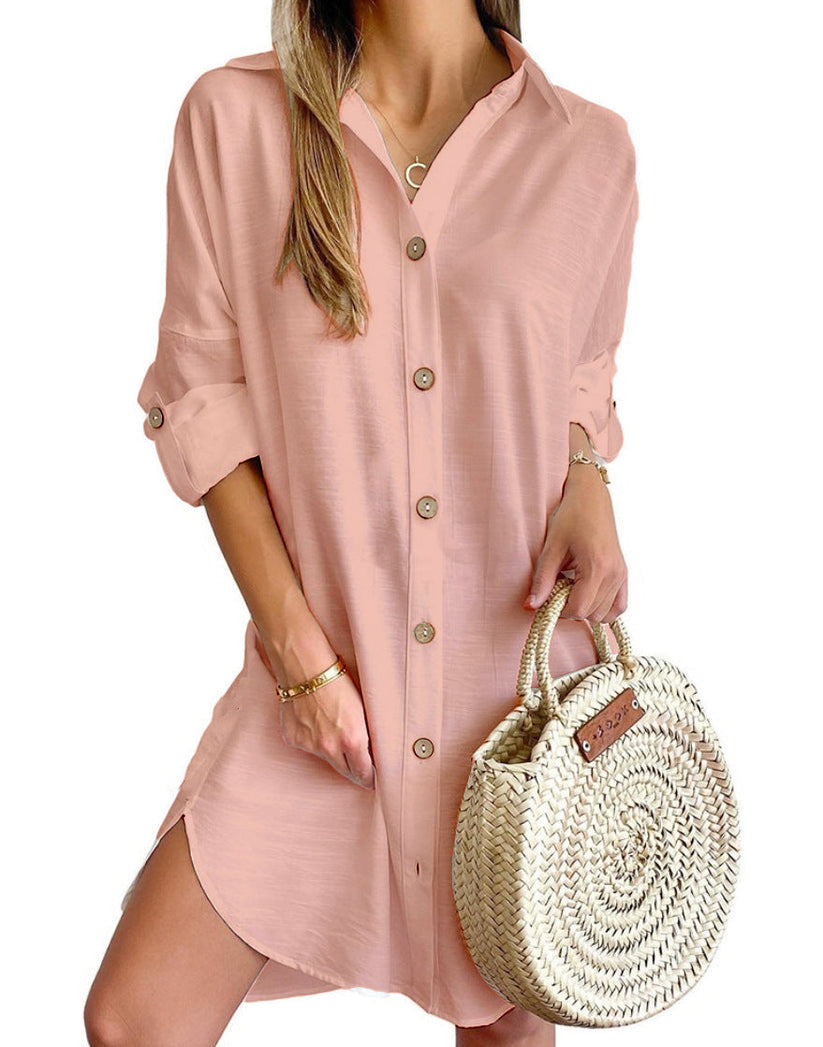 Effortless Elegance Shirt Dress
