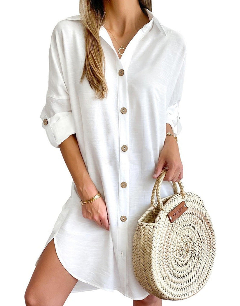 Effortless Elegance Shirt Dress