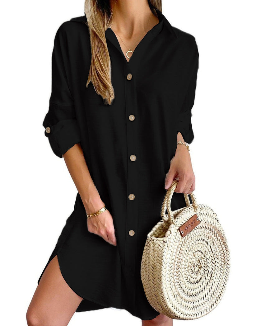 Effortless Elegance Shirt Dress
