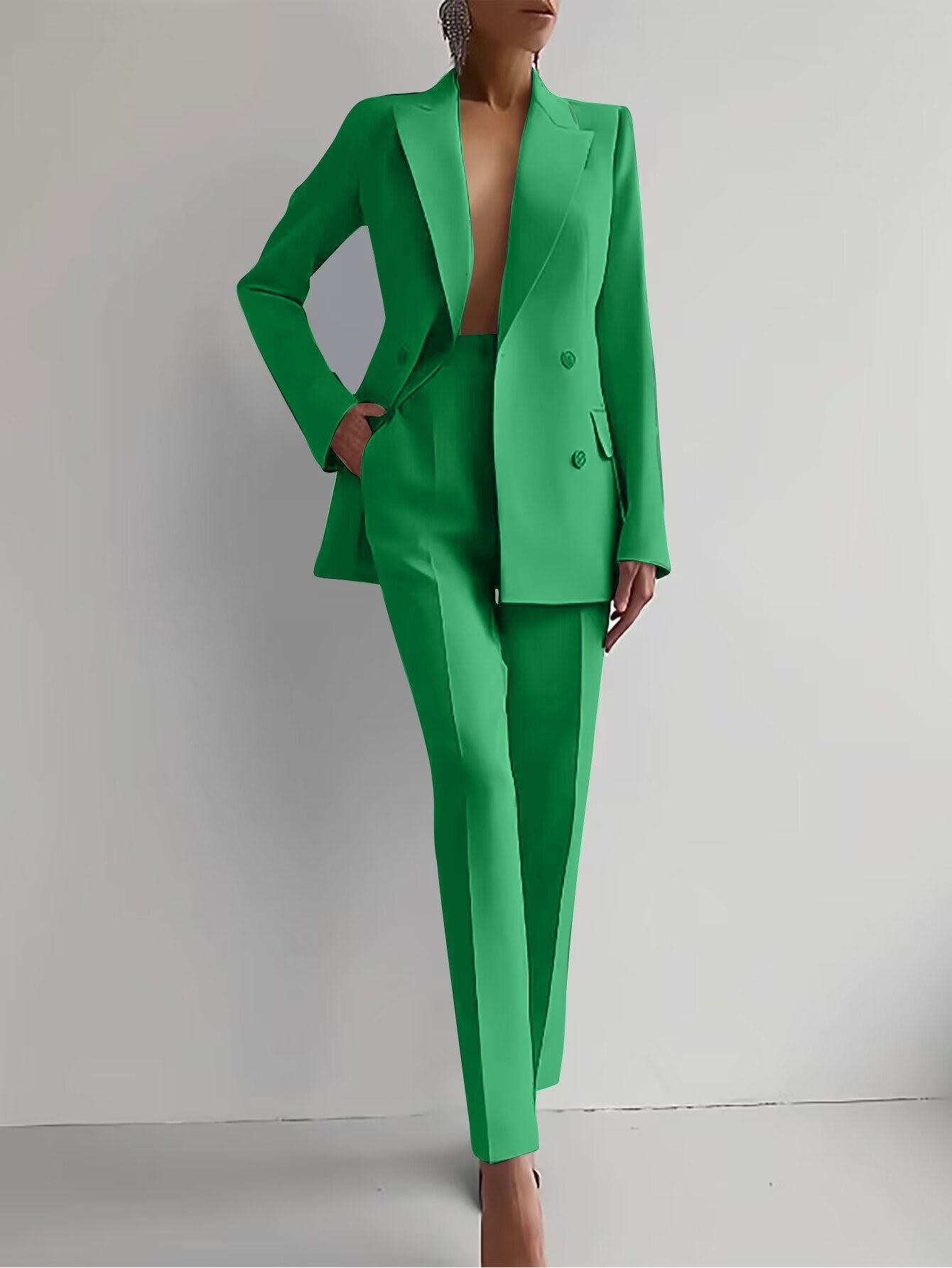 Eleganza Blazer E Pantaloni