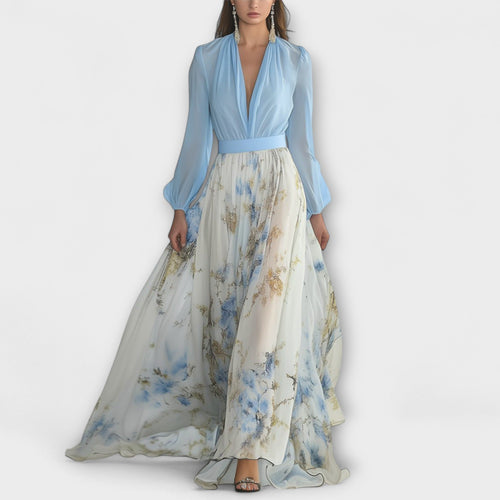 Abito Floreale Eleganza Fluida
