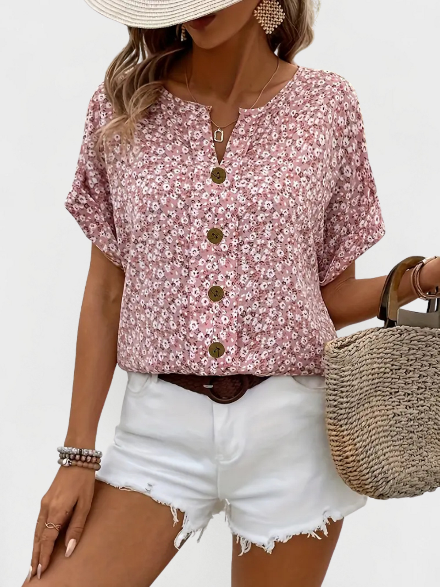 Blusa Estiva Floreale