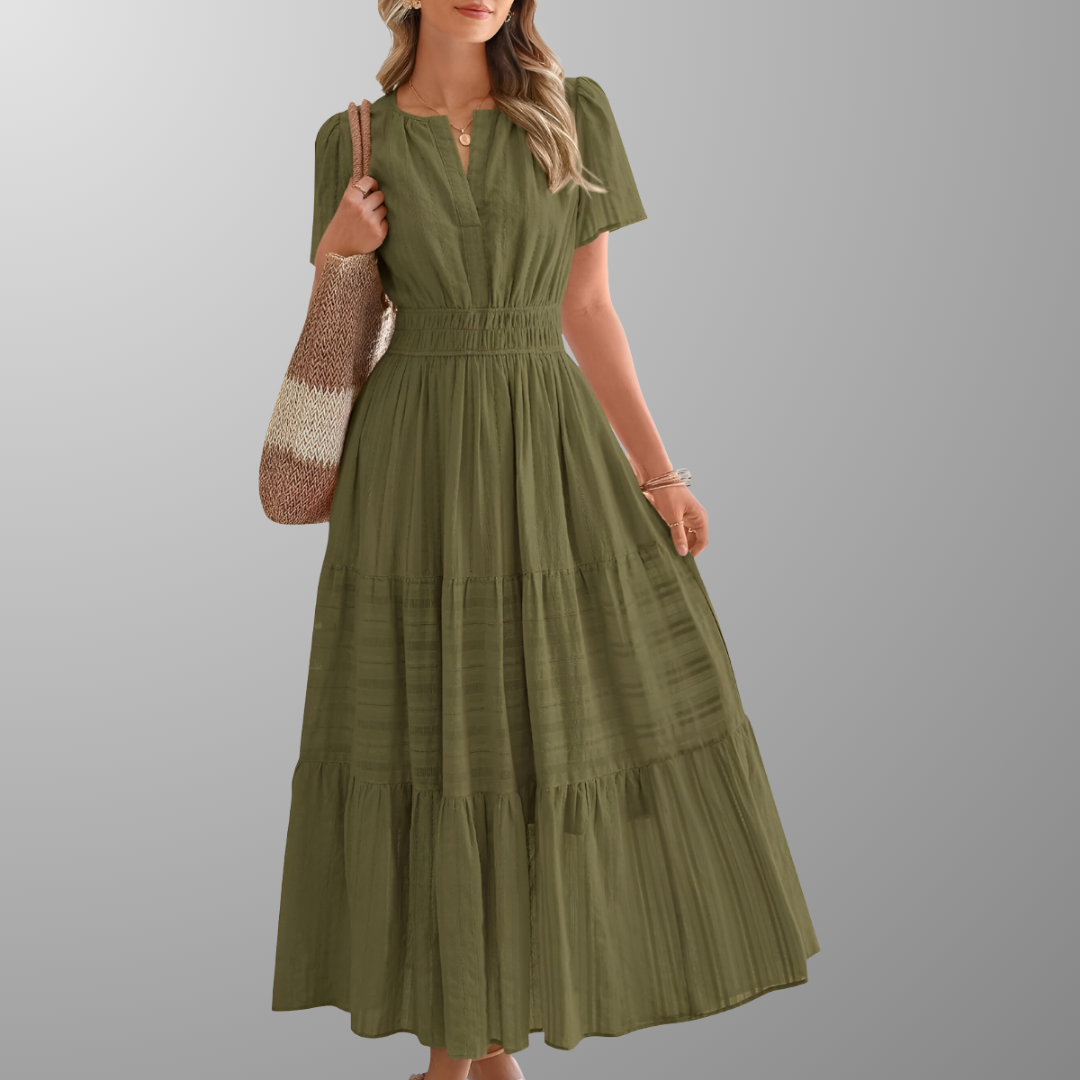 Abito Lungo Boho Ultra-Leggero