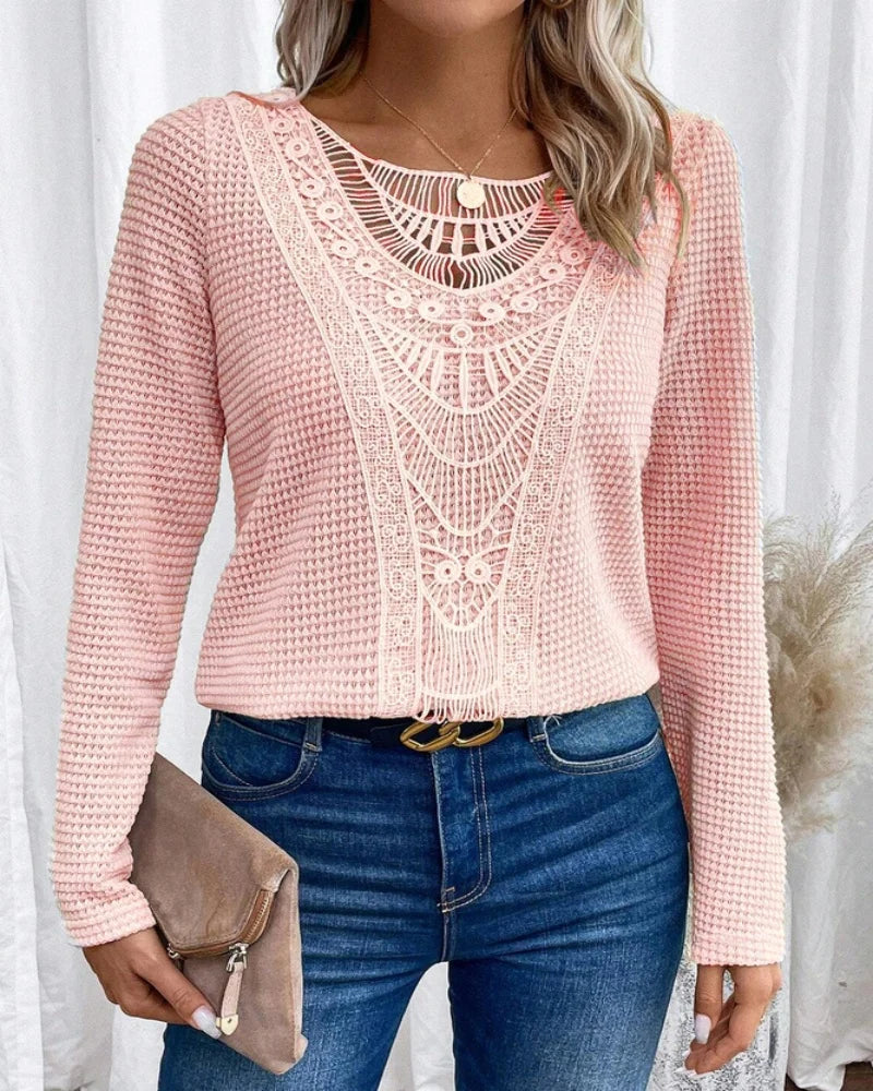 Elegante T-Shirt Tagli Moda