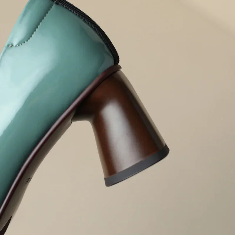 Eleganza Comoda Pumps in Pelle