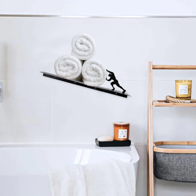 Playful Bathroom Storage Shelf