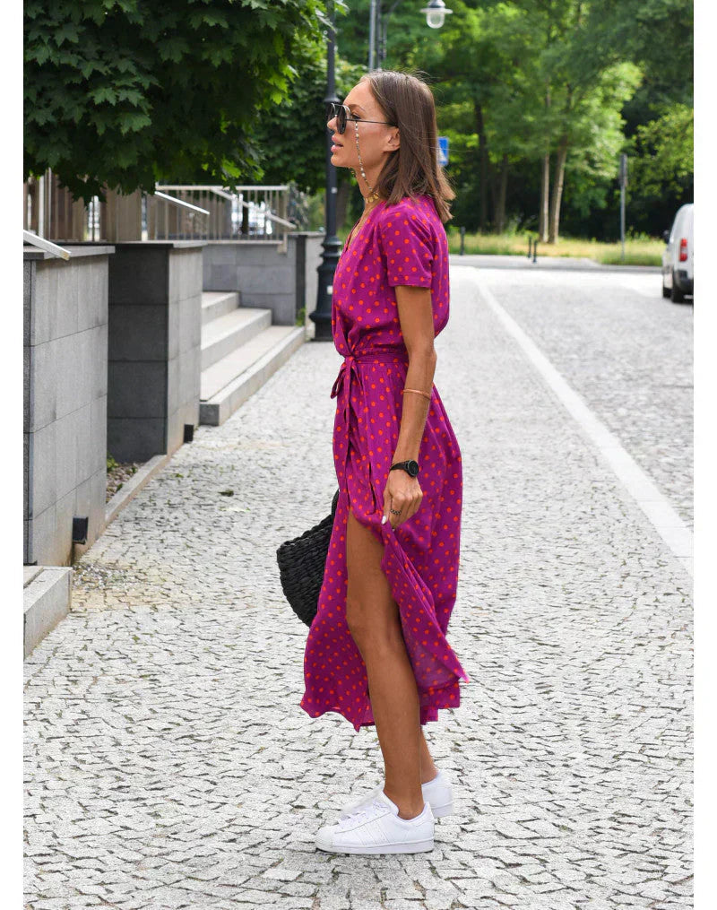 Abito Elegante V Scollatura