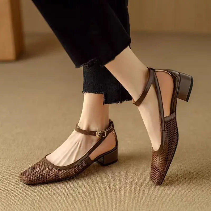 Sandali Confort Block-Heel