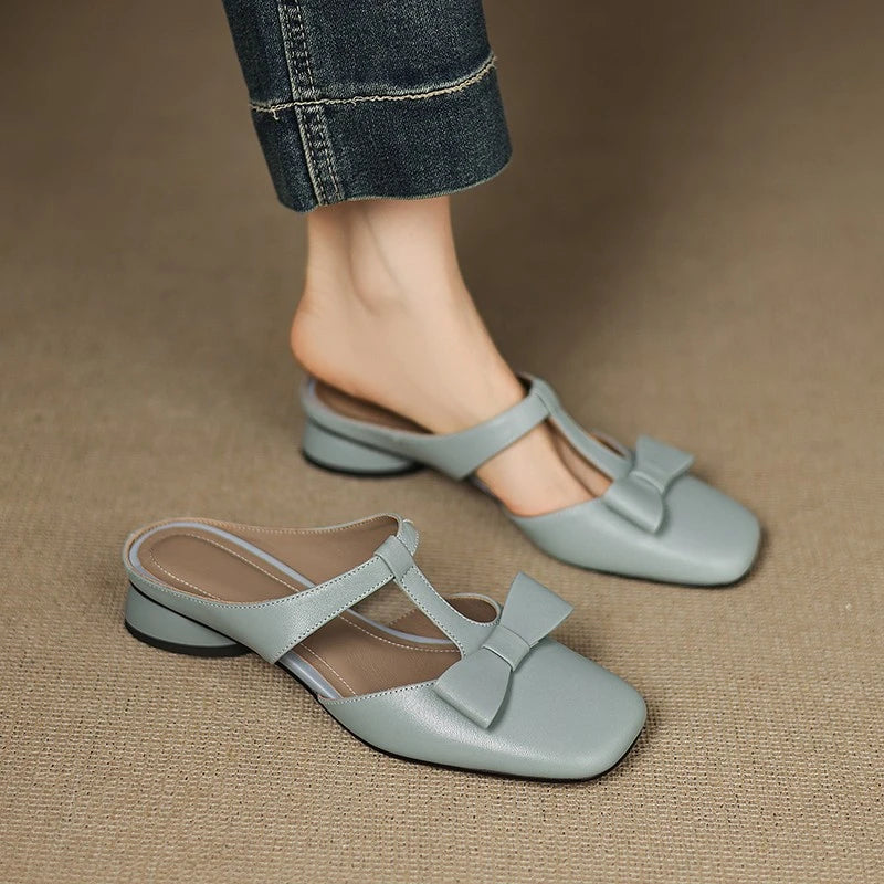 Ciabatte-Confort Quadrate Eleganti