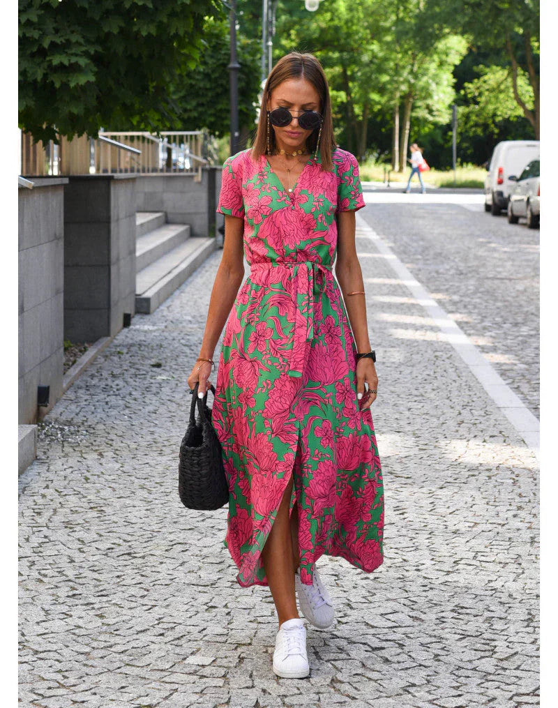 Abito Elegante V Scollatura