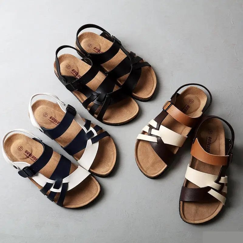 Elegant Orthopedic Leather Sandals