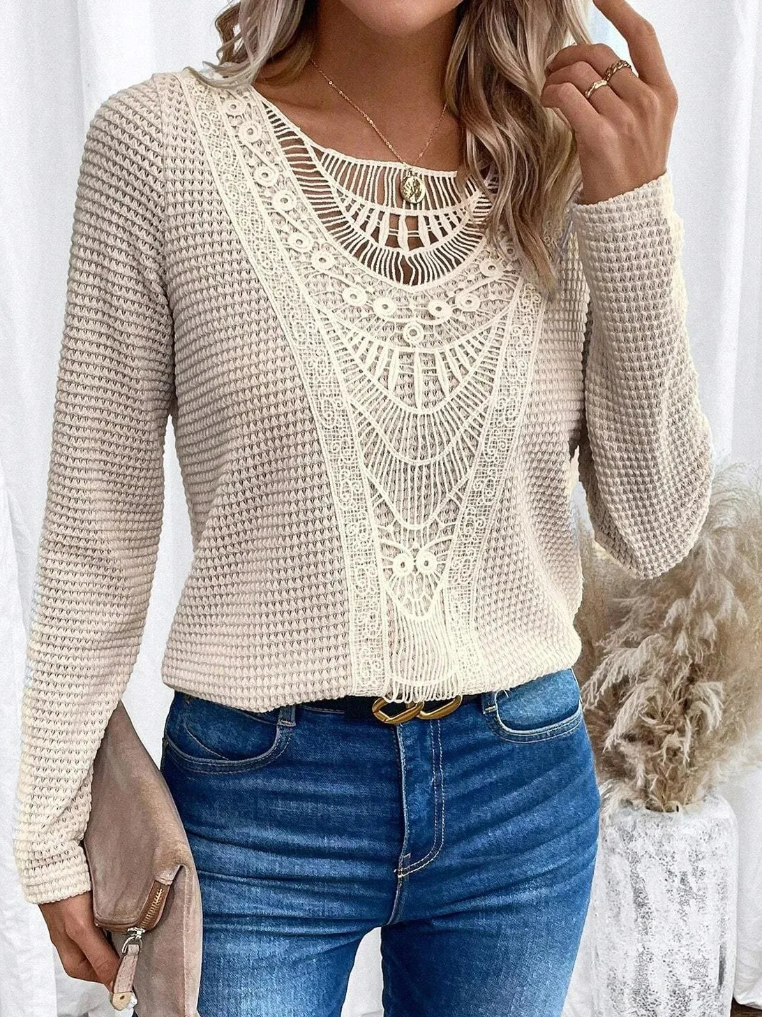 Elegante T-Shirt Tagli Moda