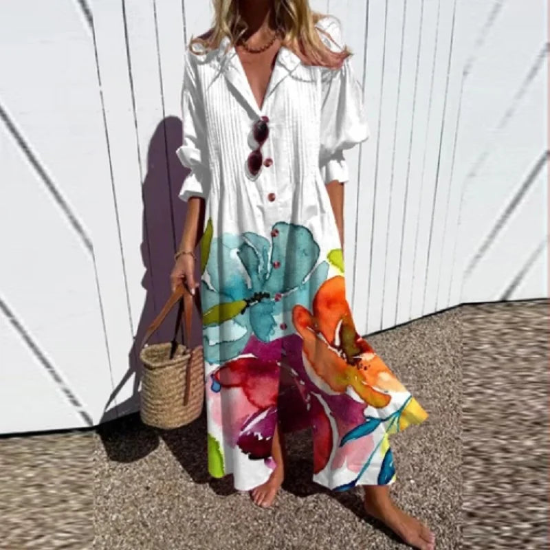 Odessa Fluido Boho Abito