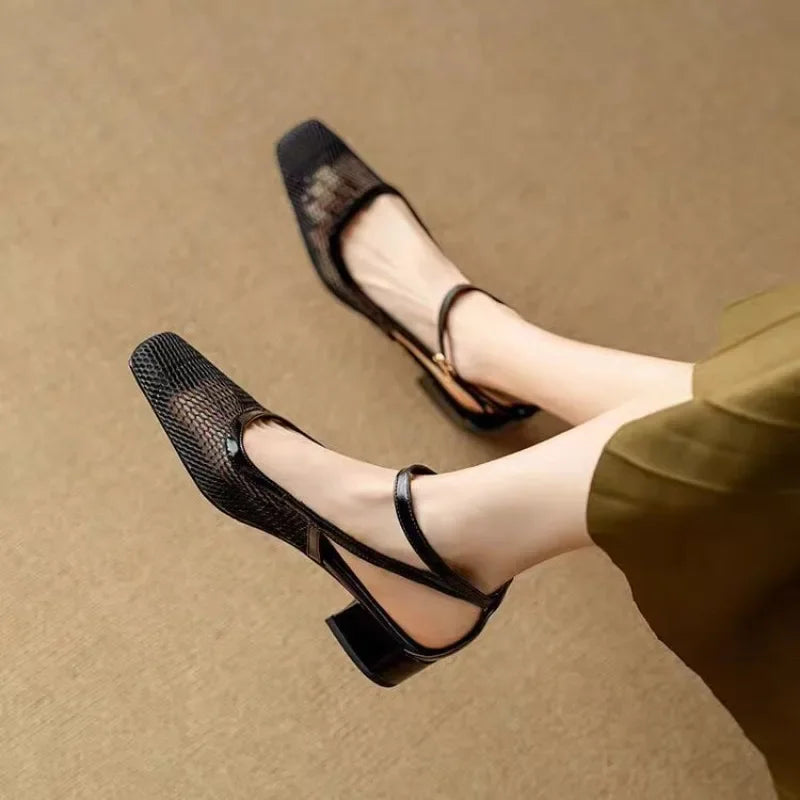 Sandali Confort Block-Heel