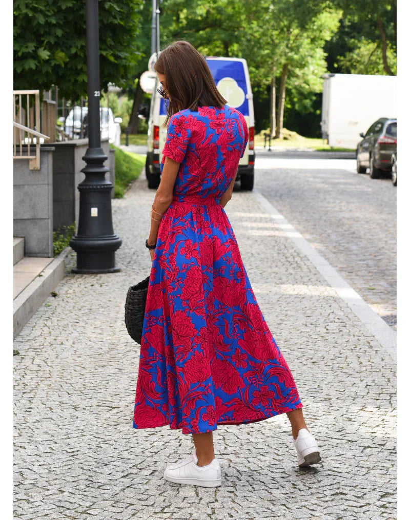 Abito Elegante V Scollatura