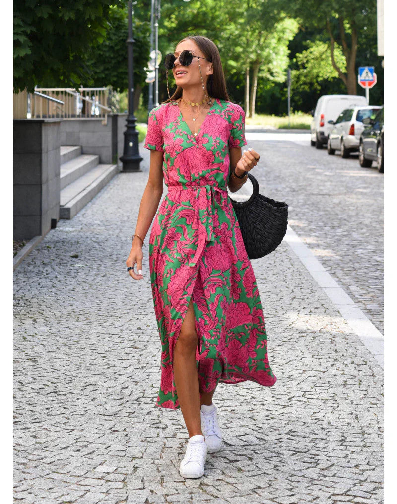 Abito Elegante V Scollatura