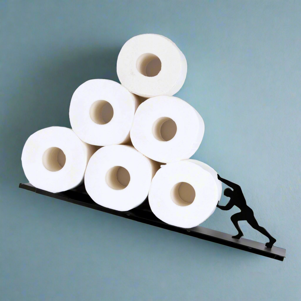 Playful Bathroom Storage Shelf