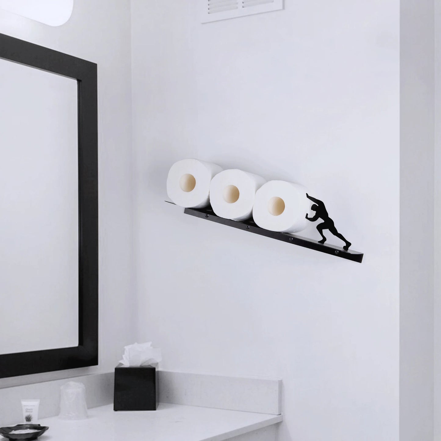 Playful Bathroom Storage Shelf