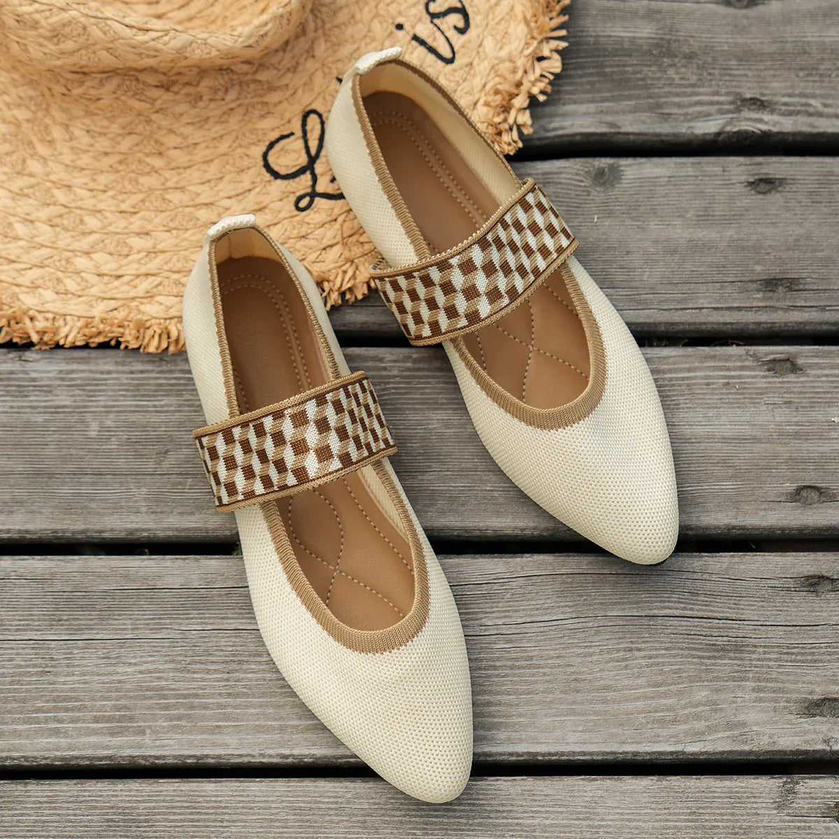 Magnolia Mesh Comfort Flats