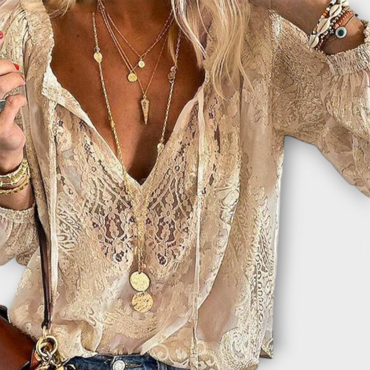 Eleganza Blusa in Pizzo