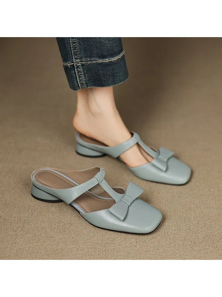 Ciabatte-Confort Quadrate Eleganti