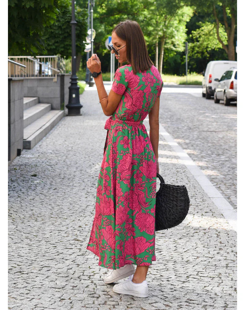 Abito Elegante V Scollatura