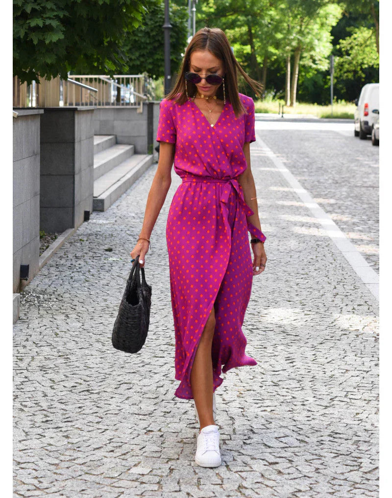Abito Elegante V Scollatura