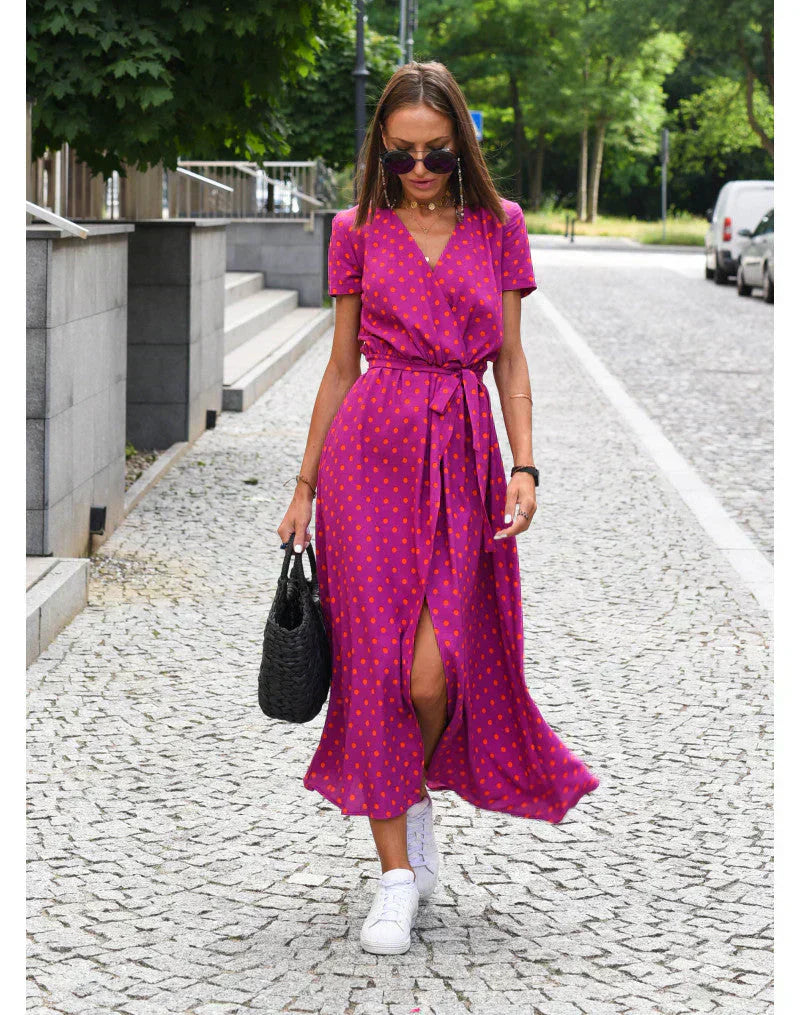 Abito Elegante V Scollatura