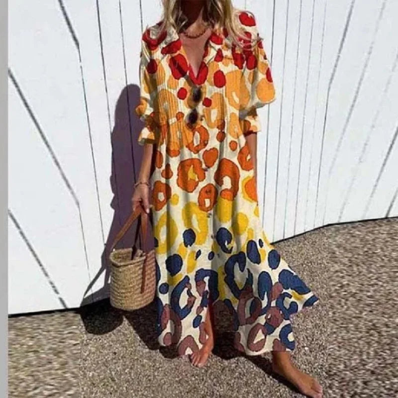 Odessa Fluido Boho Abito