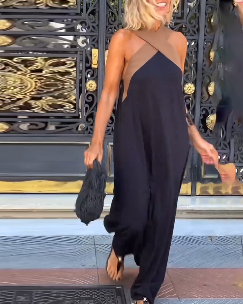 Chic Crossover Maxi Dress