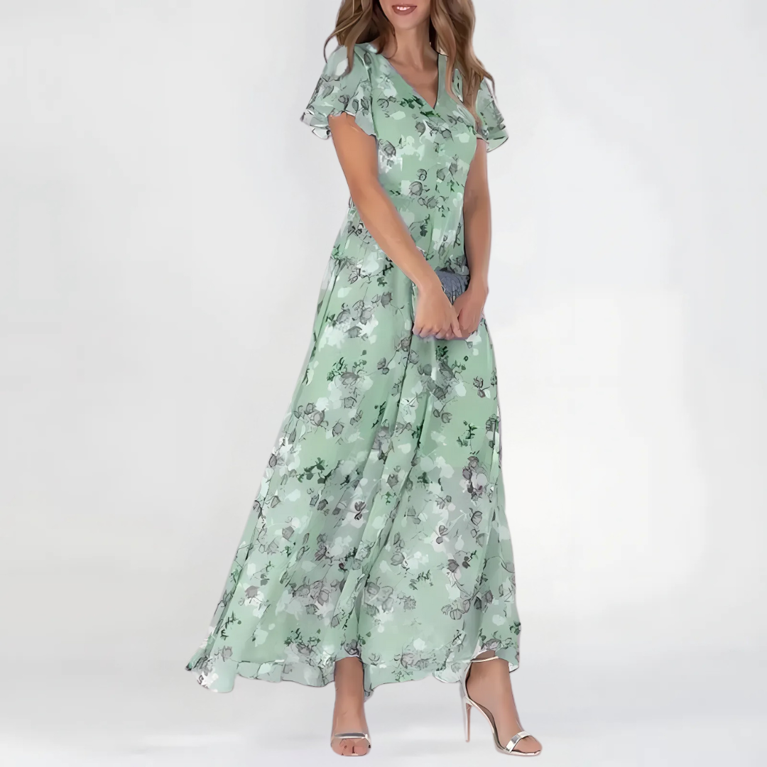 Eleganza Sottile Abito Floreale