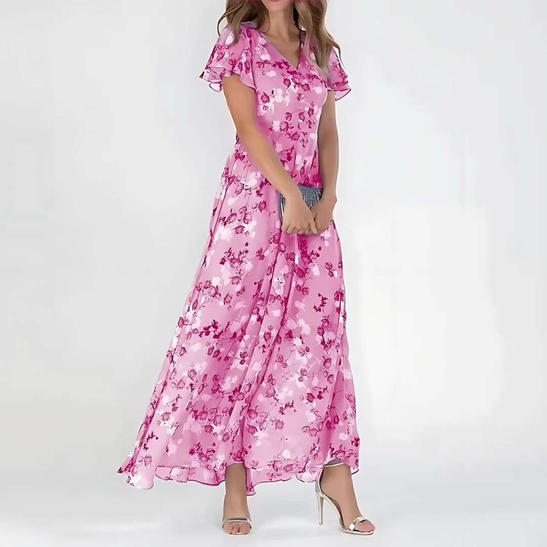 Eleganza Sottile Abito Floreale