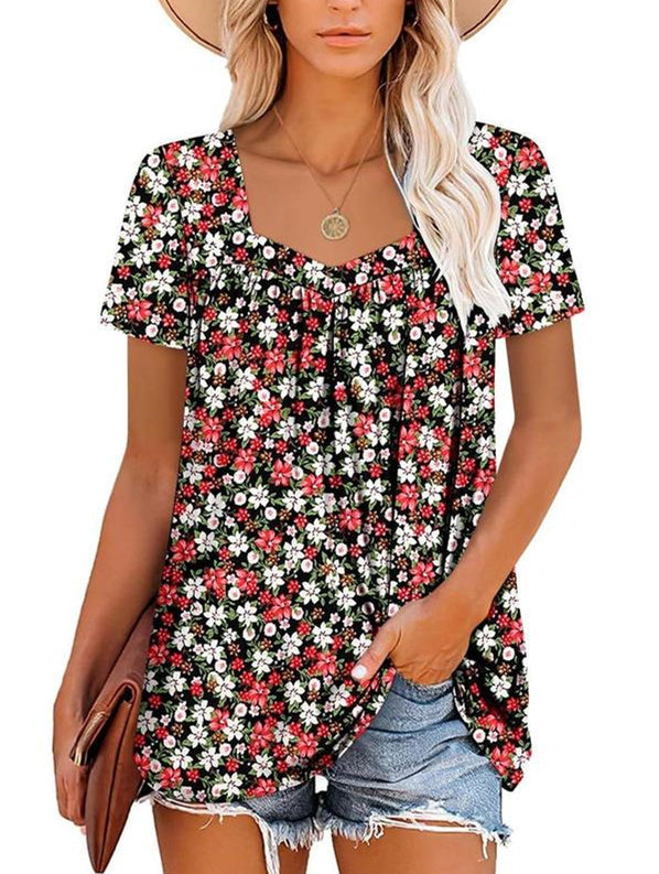Cotton-Blend Relaxed Top