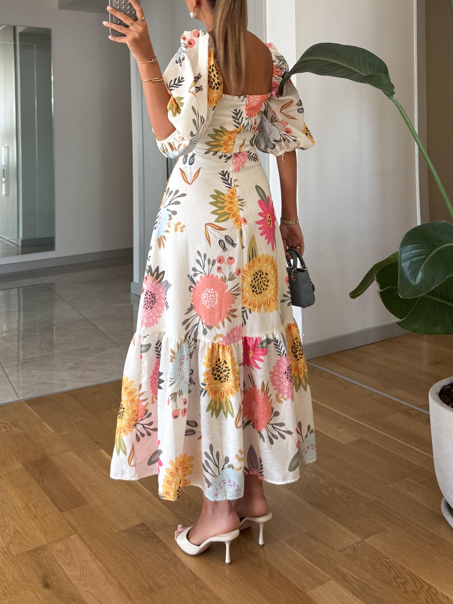 Gonna Midi Elegante in Cotone