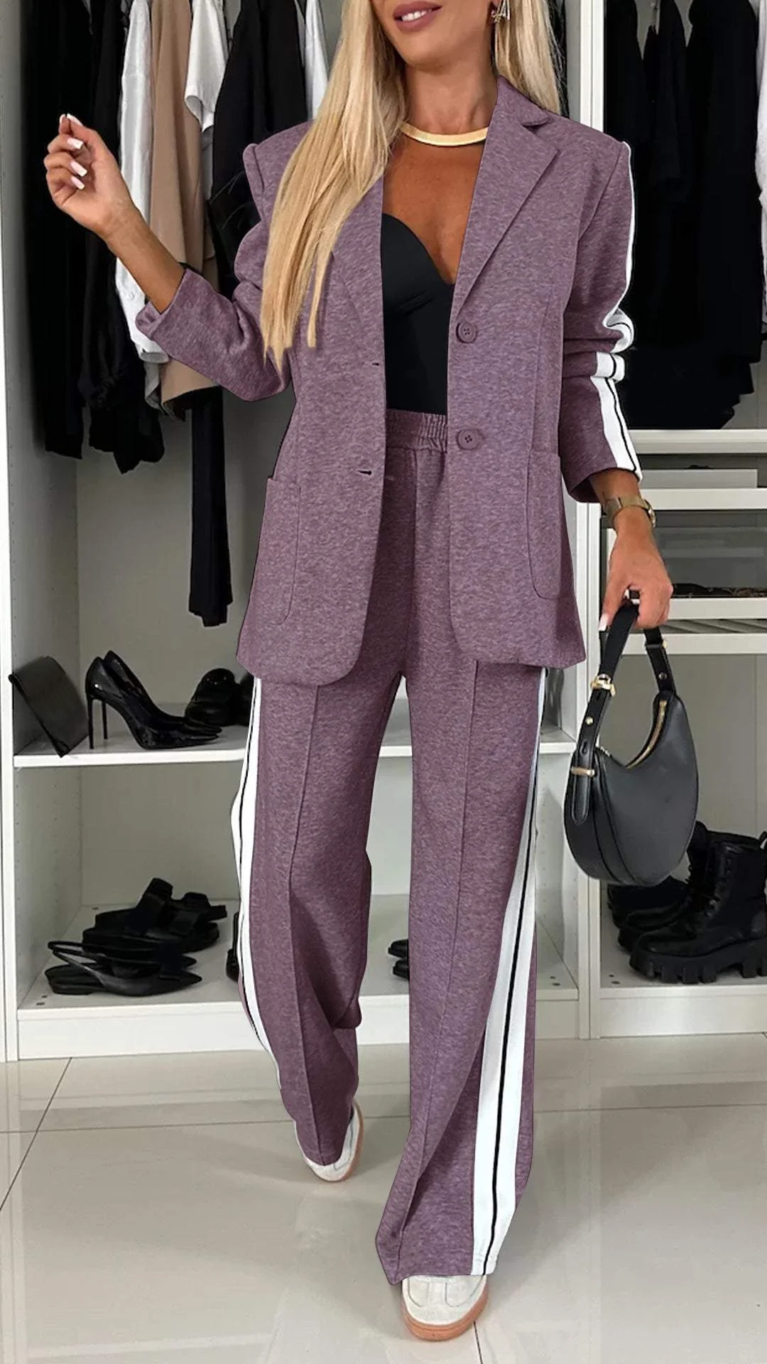 Elegante Completo Autunnale