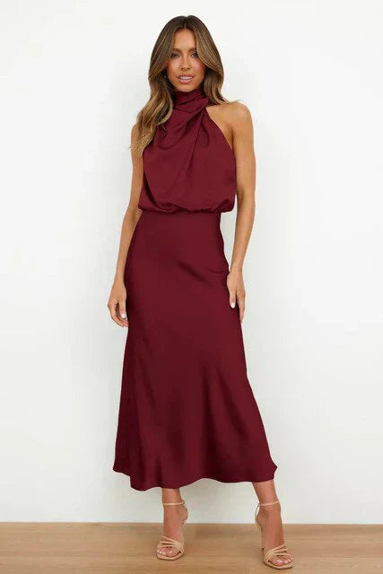 Abito Midi Elegante Donna