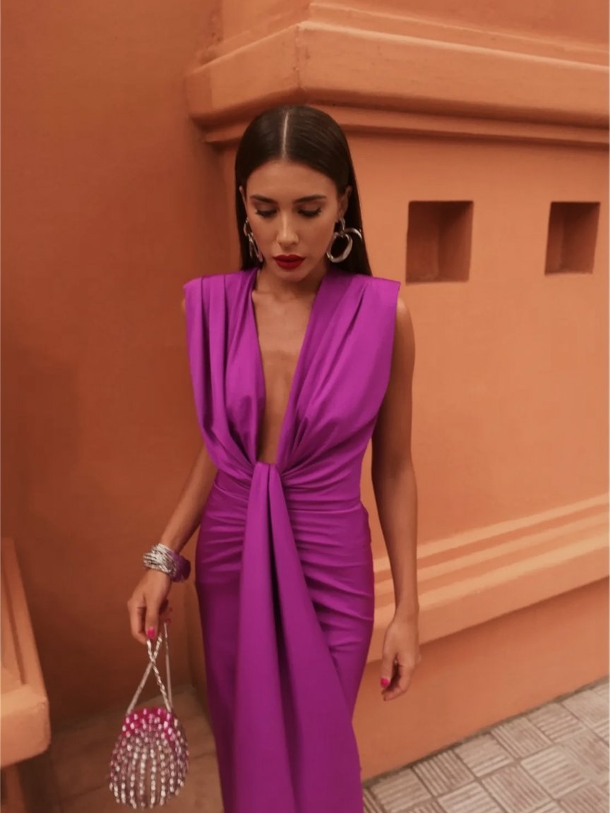 Abito Pieghevole Elegante