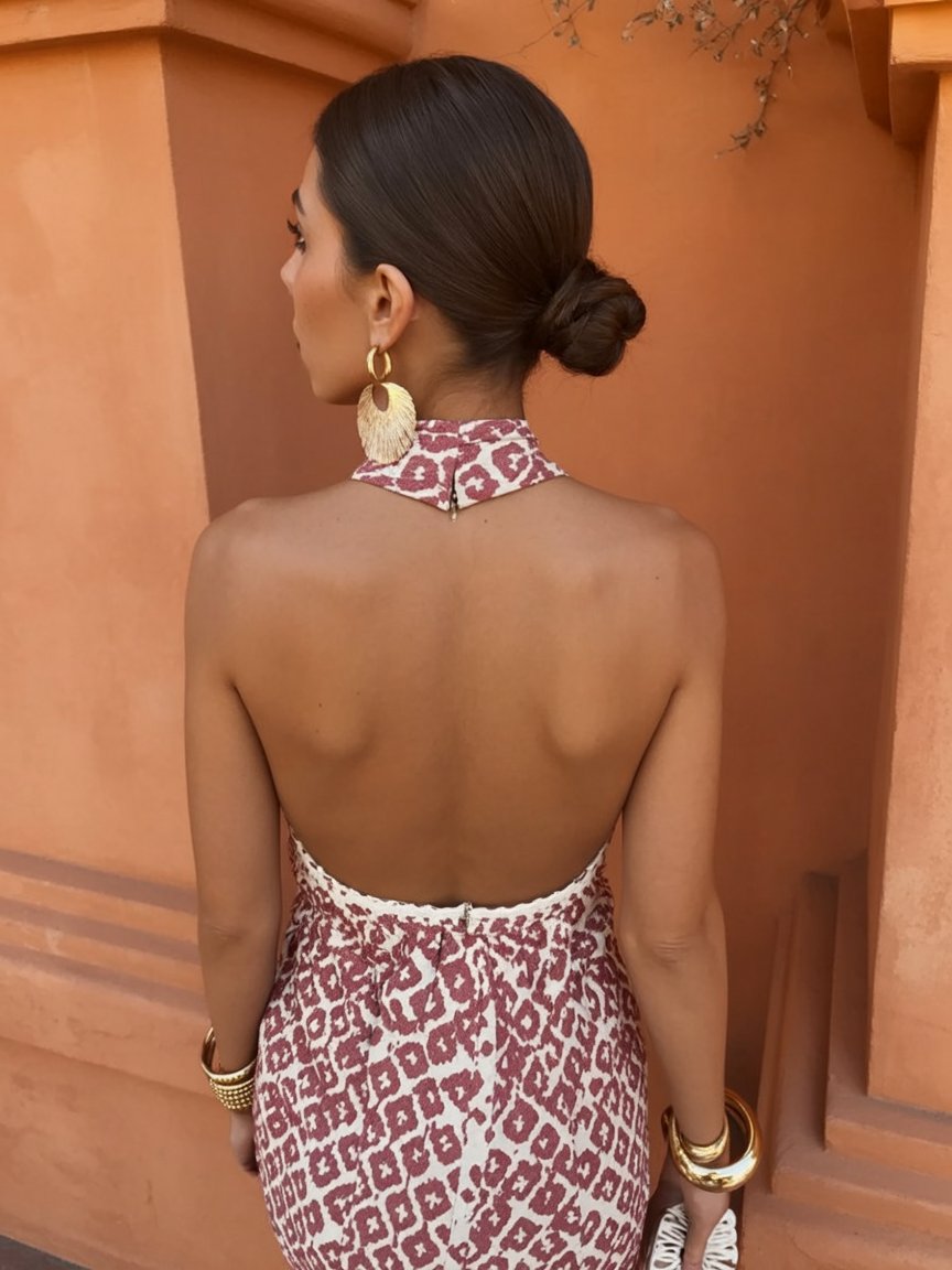 Abito Midi Chic Mickay