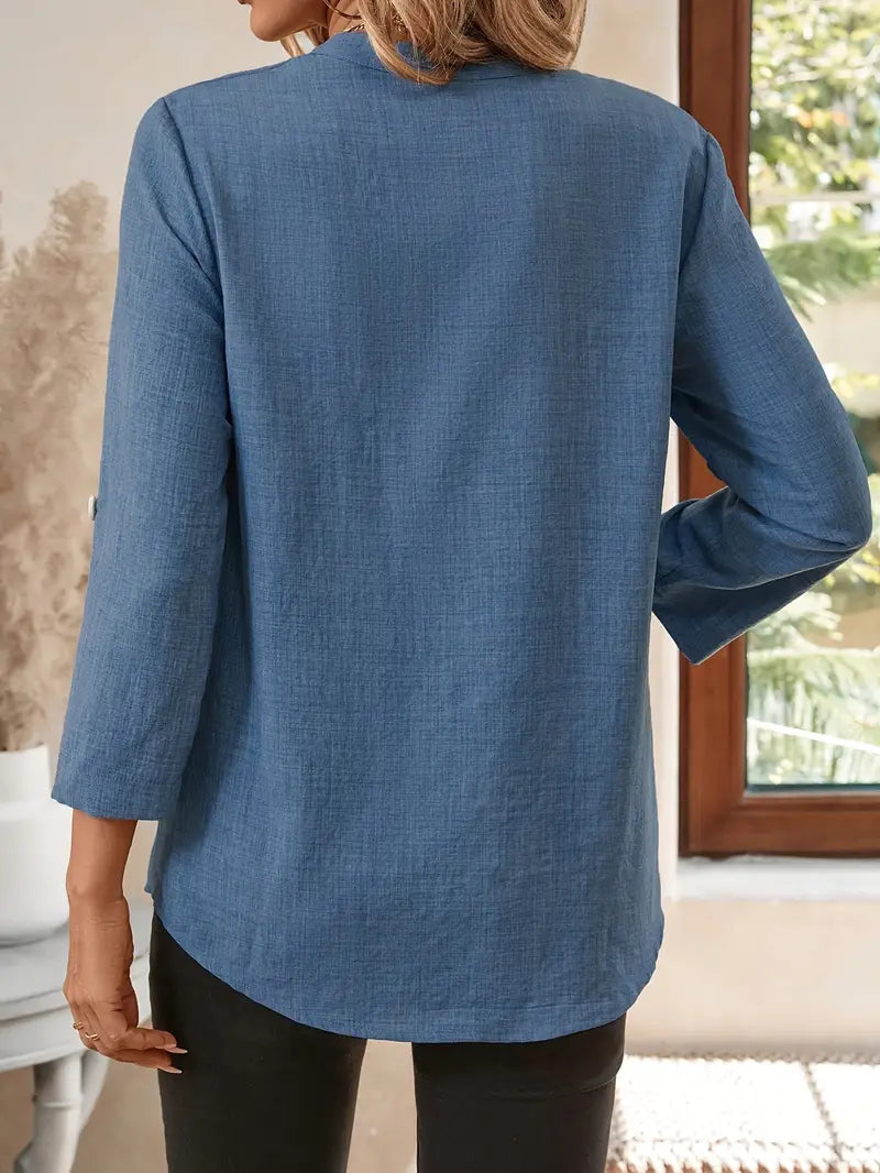 Blusa No-Stiro Beige