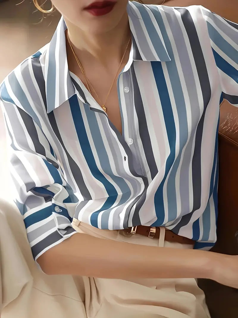 Abito A Righe Caldo-Leggero