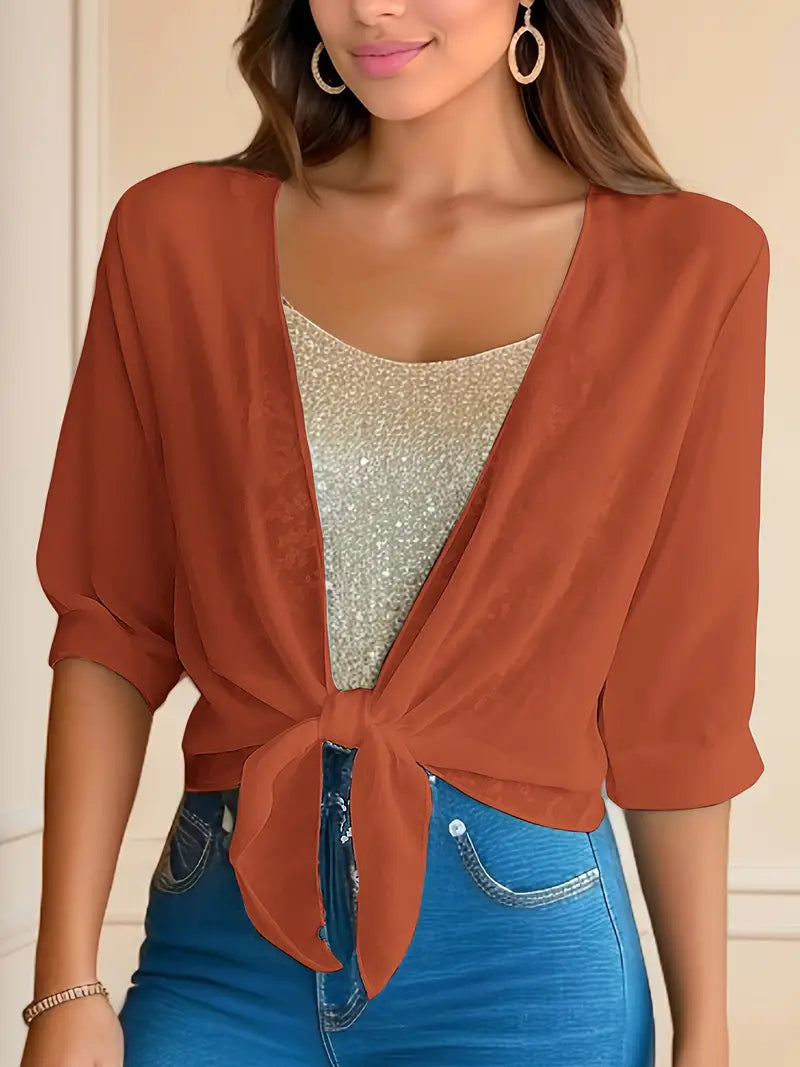 Blusa Traspirante Tinta Unita